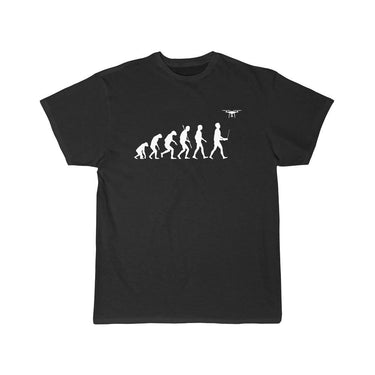 EVOLUTION OF MAN - DRONE PILOT EDITION WHITE CLASSIC T-SHIRT THE AV8R